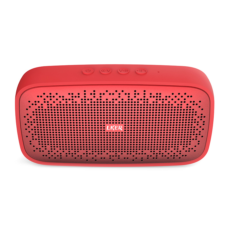 LKER LKS1 ลำโพงพกพาไร้สาย กันน้ำได้ รองรับ Bluetooth V4.0 มี 4 สี