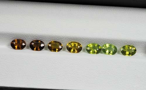 มาลีการ์เน็ต (Mali Garnet) 3.92 กะรัต 7 ชิ้น