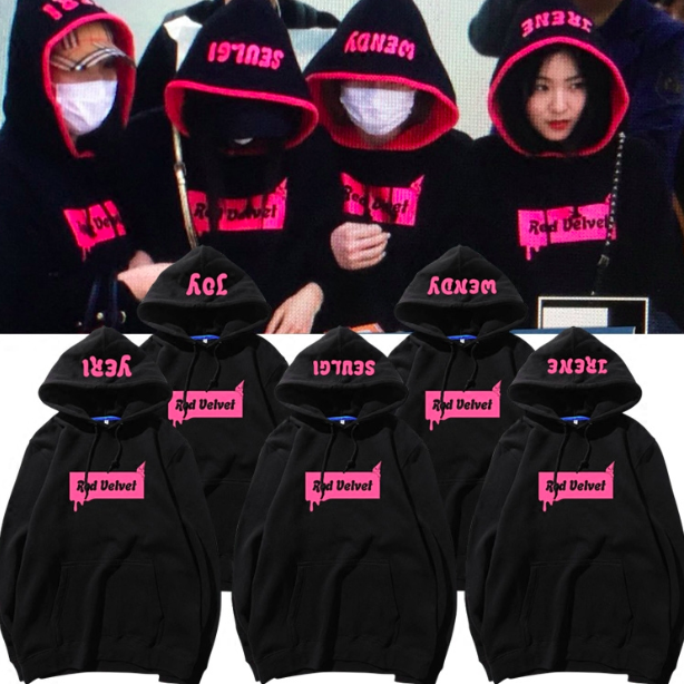 เสื้อแขนยาว เสื้อคลุมฮูด เสื้อแฟชั่นเกาหลี #RED VELVET Red Room in Japan (พรีออเดอร์) ระบุไซส์ที่หมายเหตุ