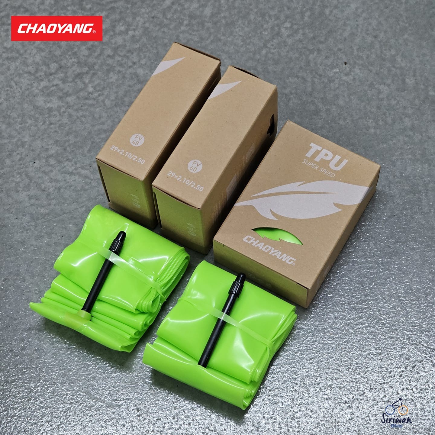 CHAOYANG ยางในจักรยาน TPU ขนาด 700x25-28C / 29 X 2.10-2.50 แพ็ค 1 เส้น ยางในที่เบาที่สุดจาก CHAOYANG