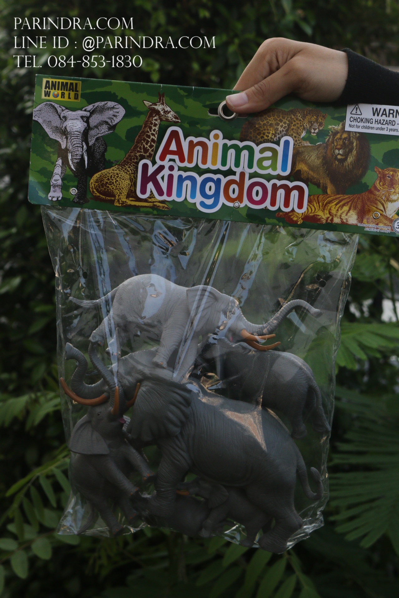 โมเดลสัตว์ชุดโขลงช้าง