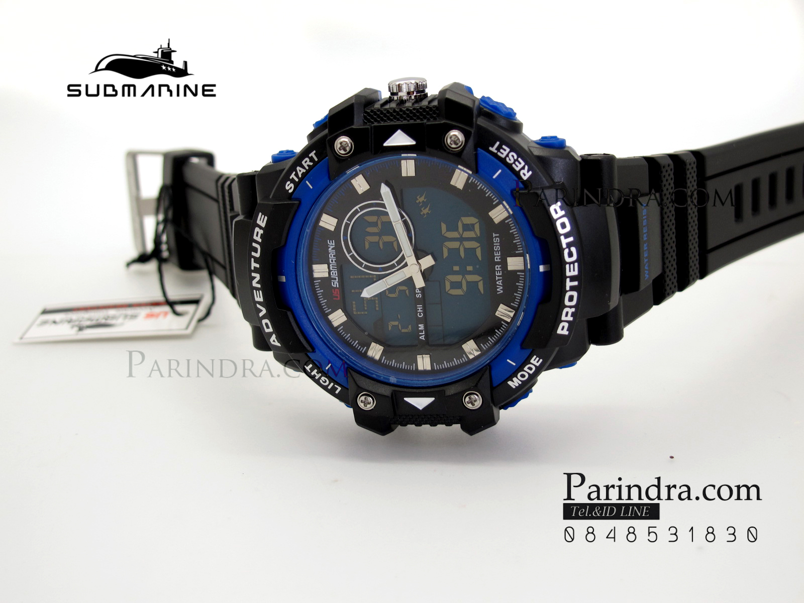 นาฬิกา US submarine TP3168M ดำ-น้ำเงิน