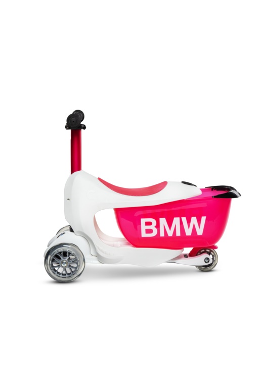 สกู๊ตเตอร์เด็กไมโคร มินิทูโก MICRO BMW KIDS SCOOTER WHITE RASPBERRY RED รุ่นพิเศษผลิตร่วมกับแบรนด์รถยนต์ BMW