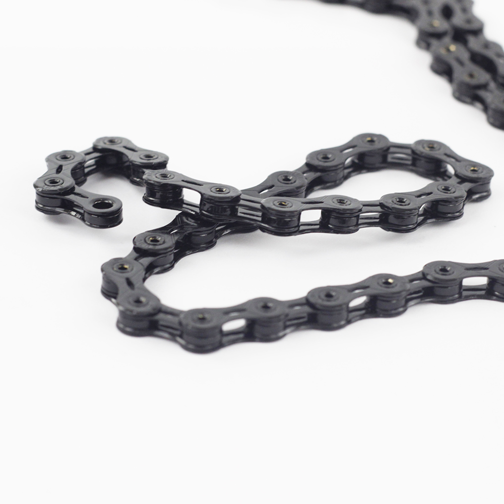 โซ่ SUMC, SX11 SL, โซ่ 11 Speed Diamond Chain with Connector 116L เซาะร่องไทเทเนี่ยม มีสีเหลือง/ดำ