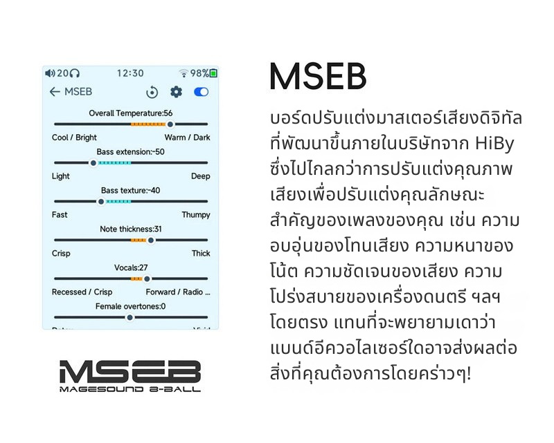 Hiby R3II 2025 DAP เครื่องเล่นเพลง HiFi พกพา รองรับ MQA, Dual Hi-Res ประกันศูนย์ไทย
