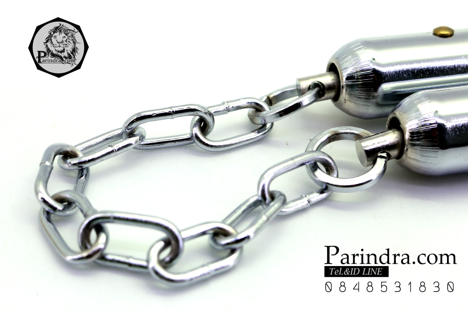 กระบองสองท่อน บรุซลี ด้ามไม้สีน้ำตาลอมแดง อุปกรณ์ป้องกันตัว