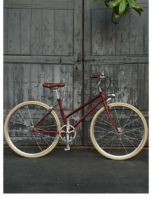 ETALY Retro 28" Commuter Bike | Chromium Molybdenum Steel Frame, Vintage Style