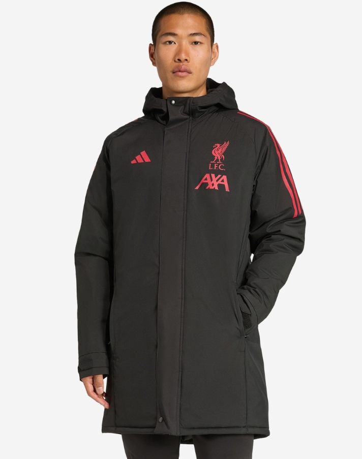 เสื้อแจ็คเก็ตลิเวอร์พูลอาดิดาส 25/26 Domestic Long Match Day ของแท้