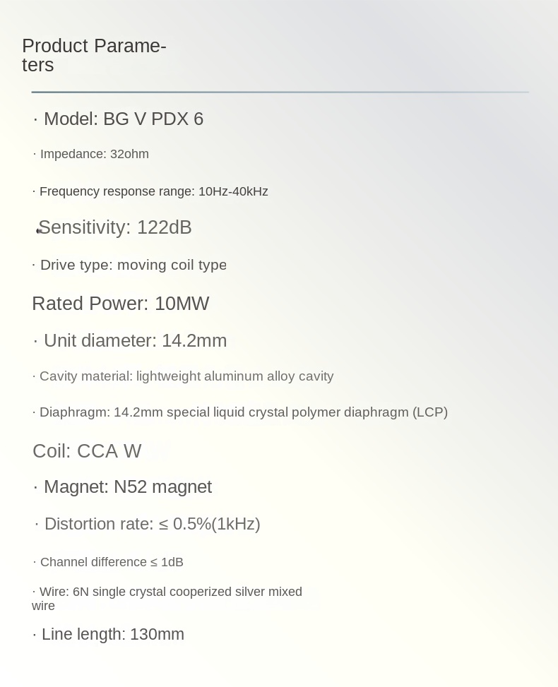 BGVP DX6 เอียบัดเรือธงรุ่นใหม่ ถอดสายได้ ประกันศูนย์ไทย