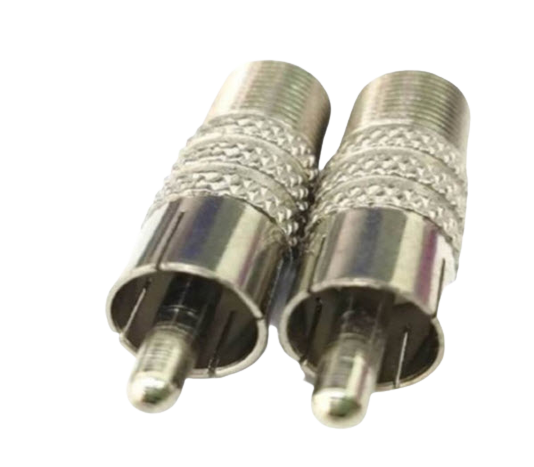 ปลั๊ก RCA-แจ๊ค F ตัวสั้น F-119