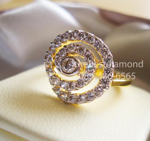 BR516+++แหวนเพชร cz ขดหอย+++Modern มากๆๆ เหมือนออกมาจาก catalog ร้านจิวฯ เลยค่ะ แบบ INtrend สุดๆๆๆ เพชรวิบๆๆ