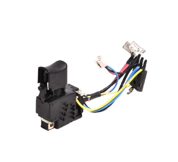 สวิทช์ สว่านเจาะกระแทกไร้สาย Makita มากีต้า DHP458, DDF458RFT [#6] Pn.650724-4 (แท้) ##(*)