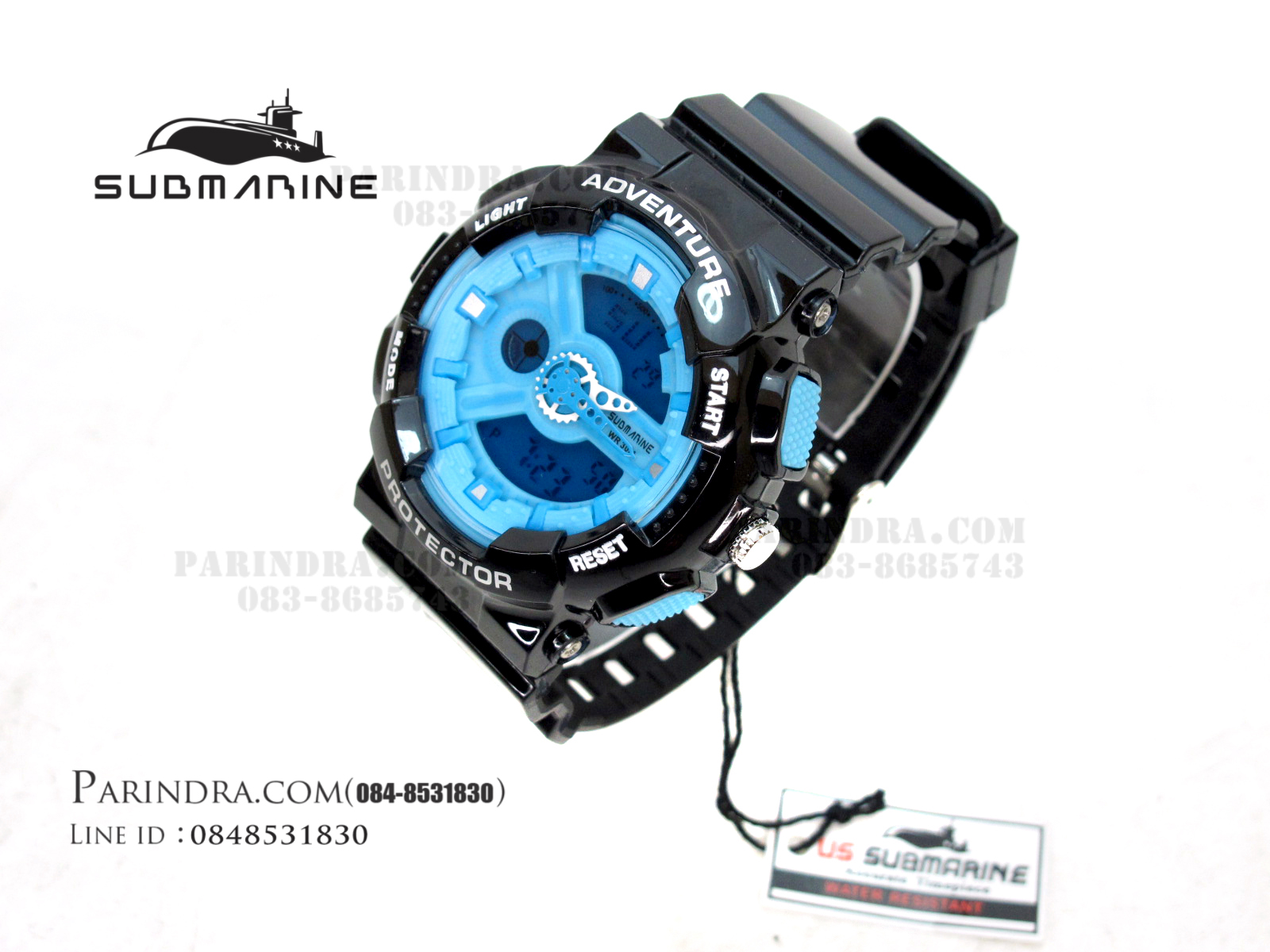 นาฬิกา US submarine Adventure Protector รุ่น TP3163M ฟ้า-ดำ