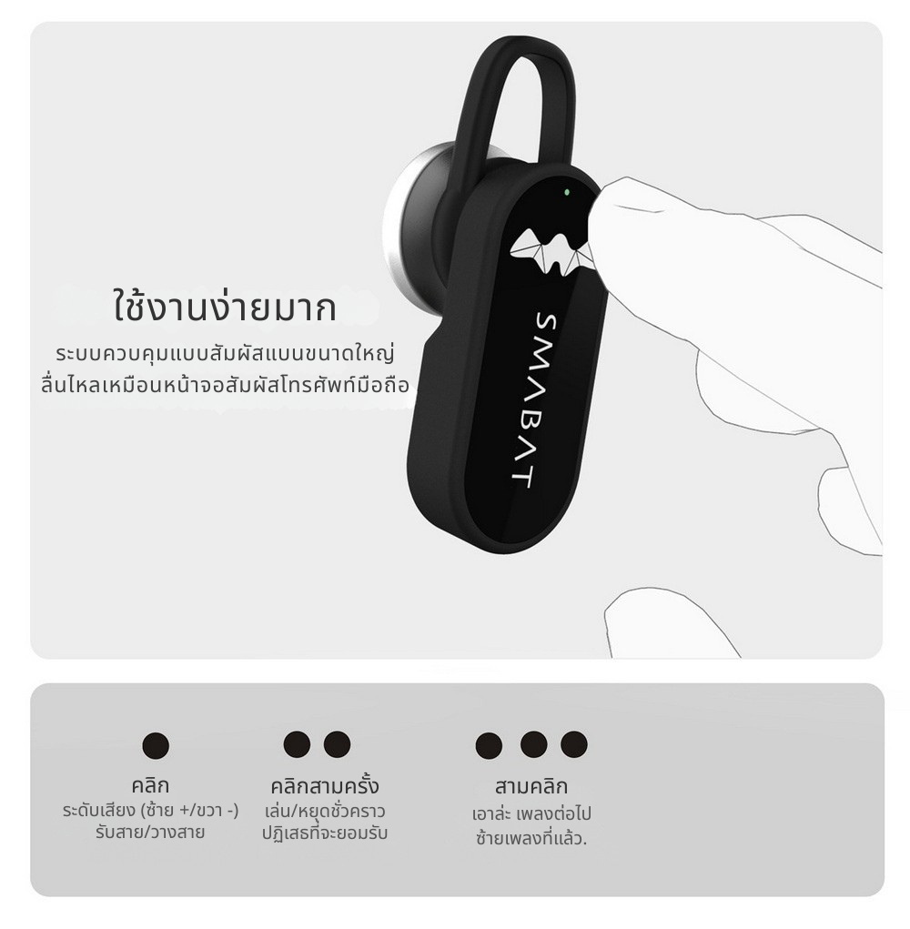 Smabat S2Pro หูฟังไร้สาย TWS รุ่นใหม่ เปลี่ยนไดรเวอร์ได้ ชิป RTL8753 รองรับ บลูทูธ 5.2 ประกันศูนย์ไทย