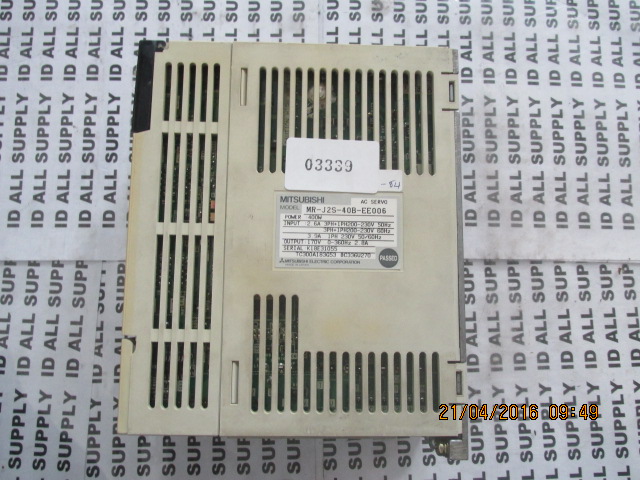 SERVO DRIVE " MITSUBISHI " รุ่น MR-J2S-40B-EE006