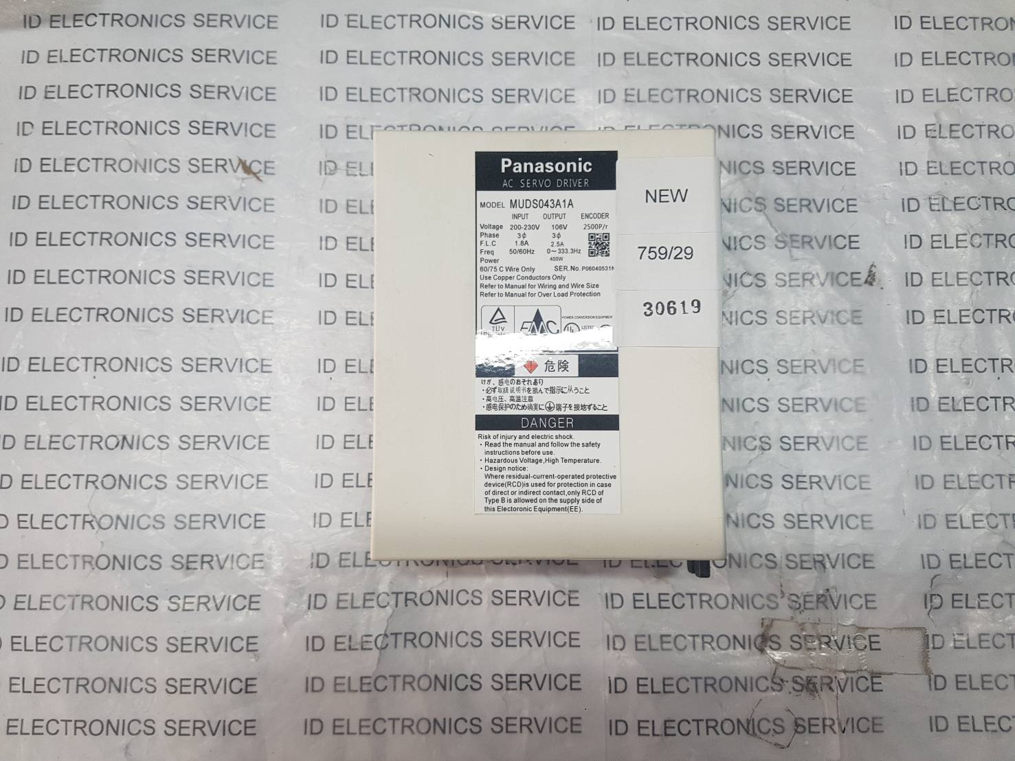 MUDS043A1A SERVO DRIVE " PANASONIC "