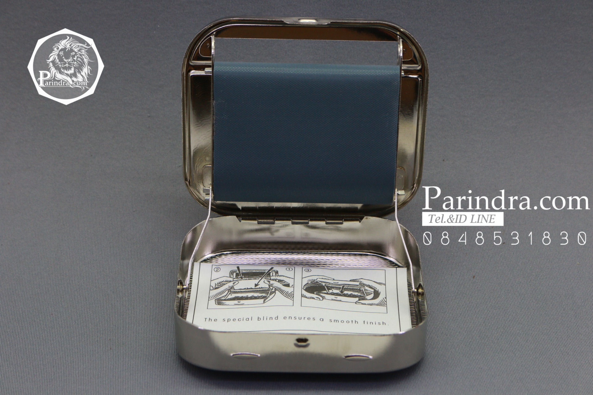 กล่องมวนบุหรี่ และใส่ยาเส้น พร้อมกระดาษมวน ลวดลาย Spider Web