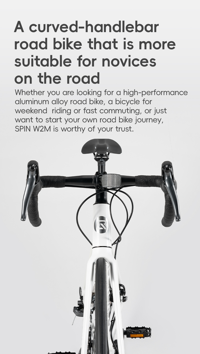 จักรยานเสือหมอบ ROCKBROS SPIN-W2M เฟรมอลูมิเนียม ชุดเกียร์ Shimano Claris R2000 (2x8 สปีด) ล้อ 700c