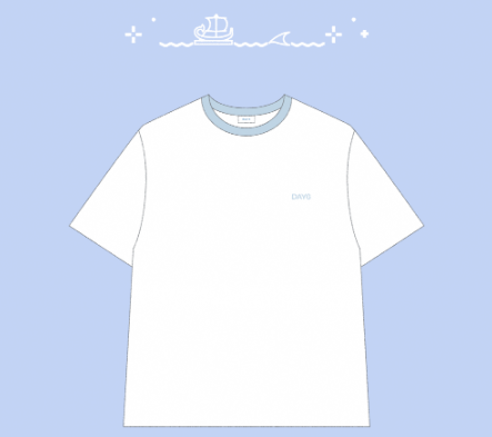 เสื้อสีขาว DAY6 - [4th FANMEETING [PIER 10: All My Days] MD] T-SHIRT