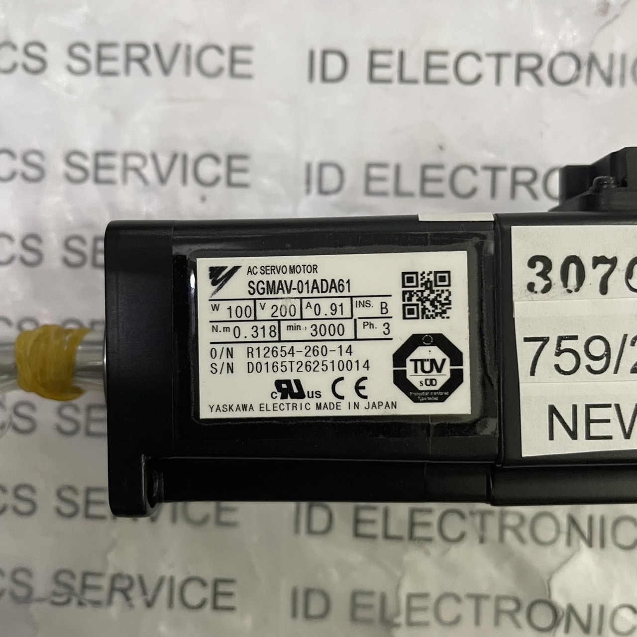 SGMAV-01ADA61 SERVO MOTOR " YASKAWA "