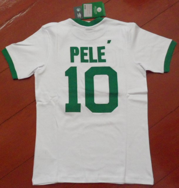 เสื้อฟุตบอล #10 เปเล่ ทีมสโมสรนิวยอร์ค คอสมอส ชุดเหย้า เรโทร เมเจอร์ ลีก ซอคเกอร์ 1976 ใหม่ M-Size / #10 PELE NEW YORK COSMOS Football Shirt Retro Home Kit Major League Soccer 1976 Jersey NEW M-Size