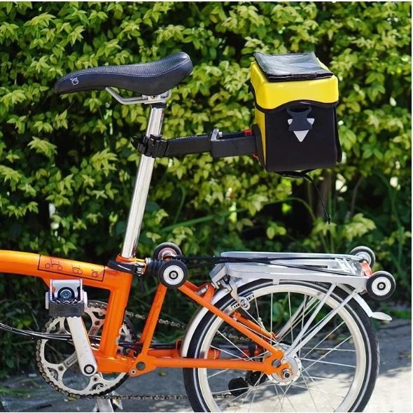 Vincita KLICKfix Seatpost Adapter | ที่จับหลังอานติดกระเป๋า | รองรับน้ำหนัก 5 กก. | เส้นผ่านศูนย์กลาง 31.8–36 มม