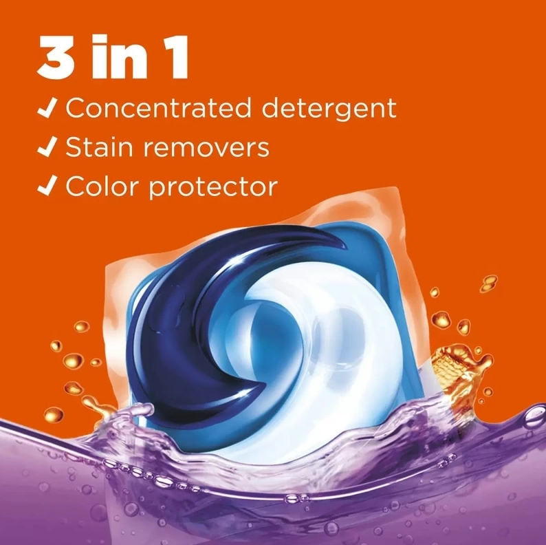 🧺 เจลบอลซักผ้า ถุงใหญ่ 39 ลูก Tide Pods 3 in 1 – Spring Meadow 🧺
