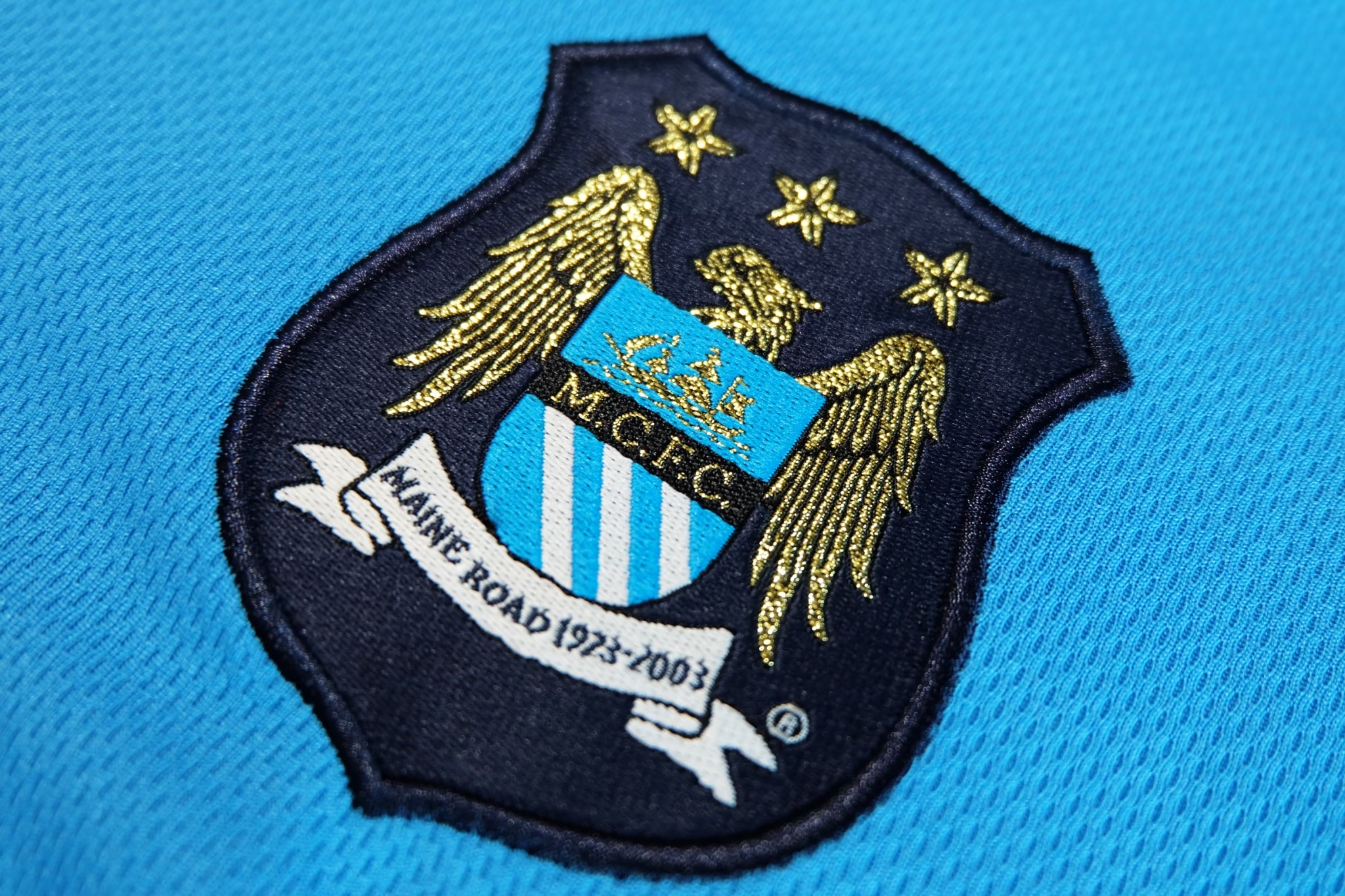 Manchester City Home 2001/02 Retro Eidos เสื้อบอลย้อนยุคแมนซิตี้ เสื้อบอลย้อนยุค
