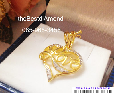 สินค้าหมด BP444 จี้ Love แบบมีกรอบ +++ สวย เริ่ด น่ารักมากๆๆ classic มากๆๆๆ ใส่ได้ทุกโอกาส