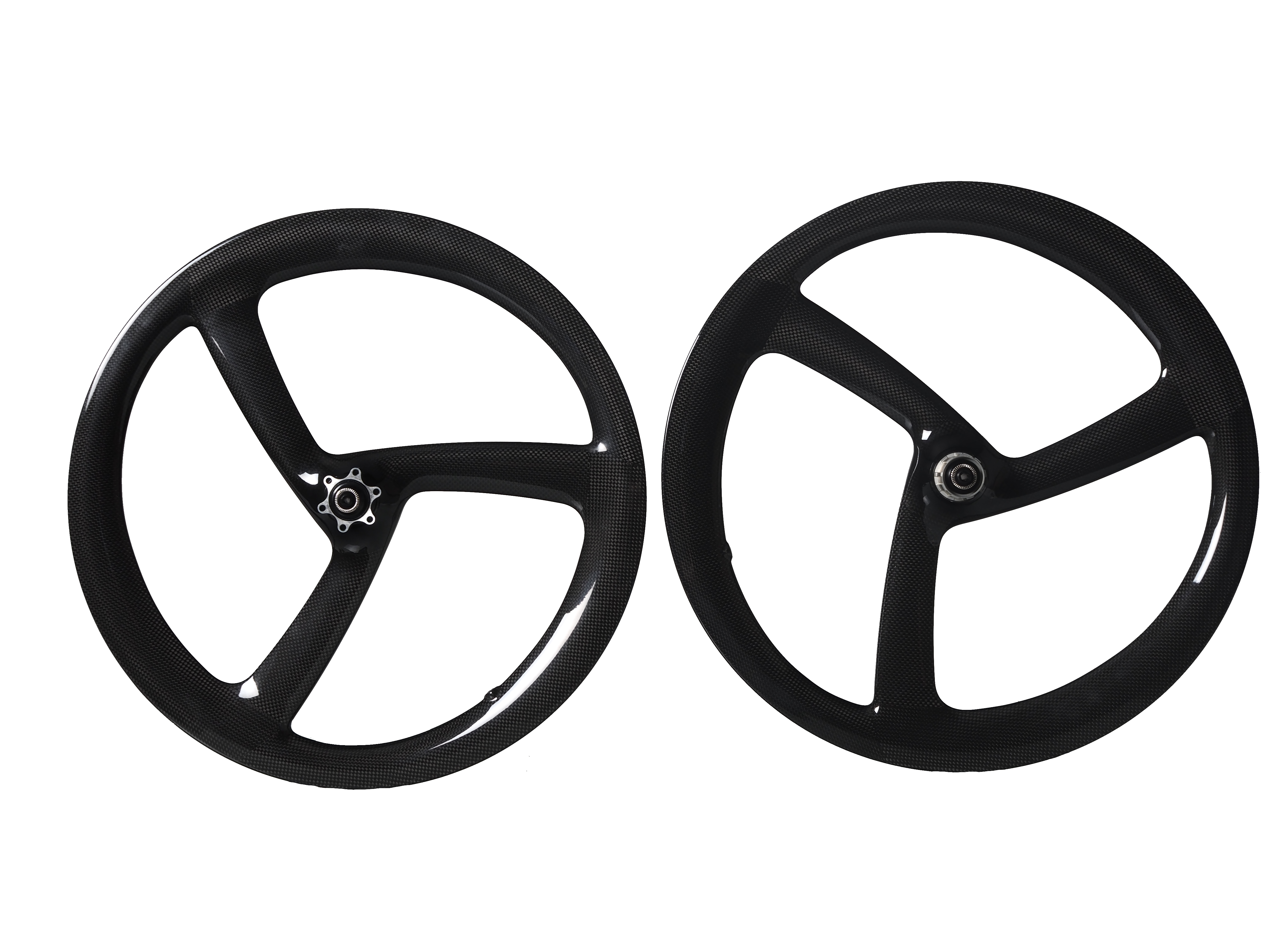 ล้อมินิ ล้อ S-FIGHT คาร์บอน 3 ก้าน ดิสเบรค 20"/451 Tri-spoke Full Carbon Wheelset, FC-20, S719