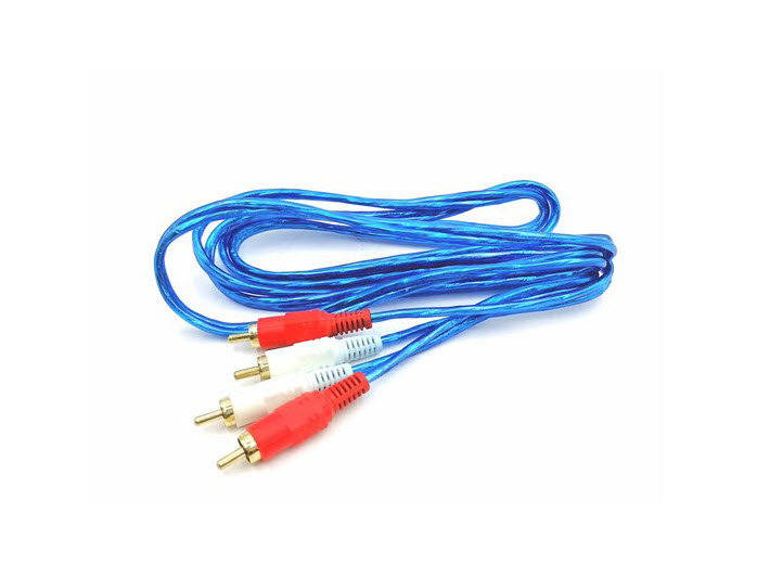 สายสัญญาณ 2RCA, สาย AV ด้านละ2หัว (แดง-ขาว)