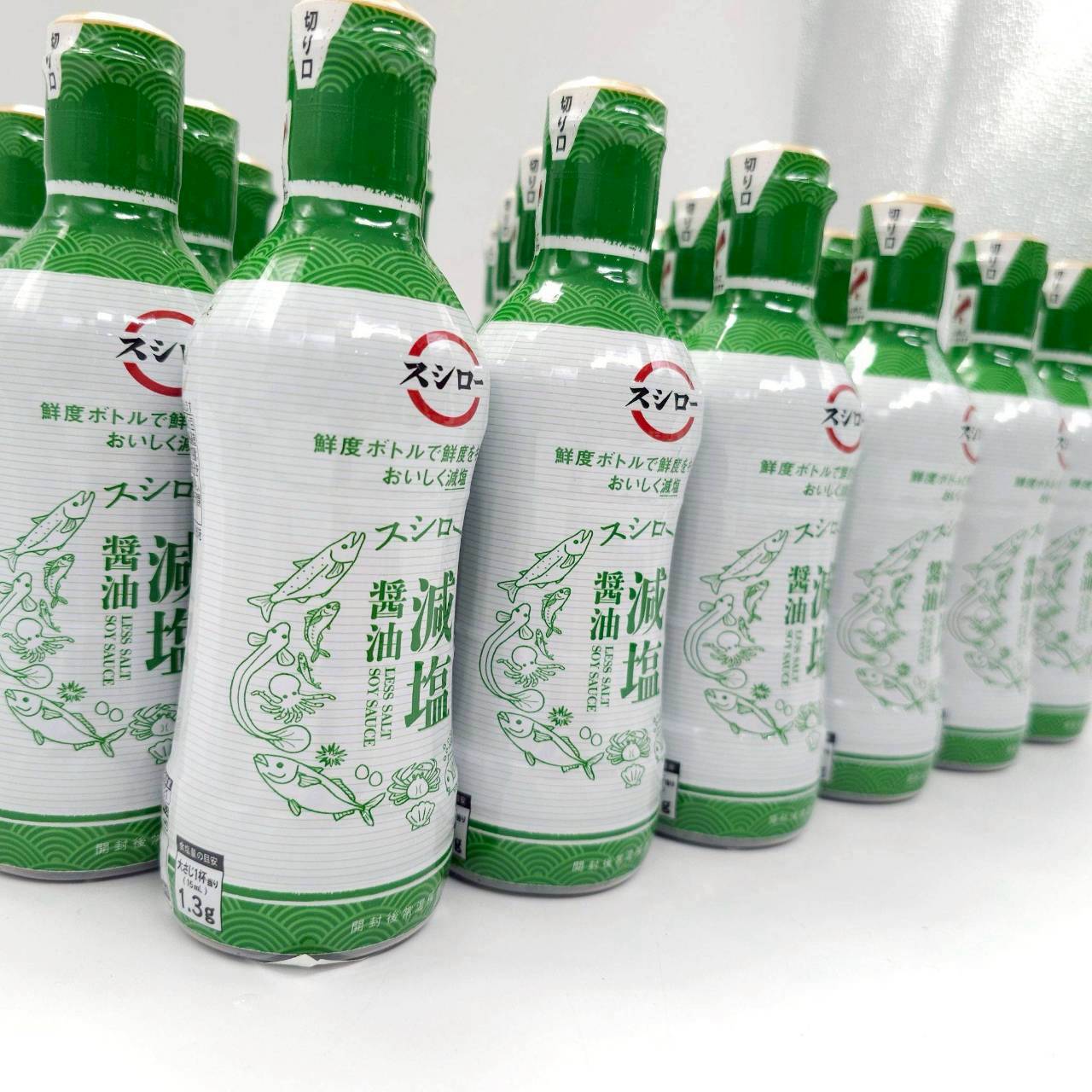 ✨ โชยุซูชิโระ/ซอสถั่วเหลืองสูตรลดเกลือ Sushiro Low Salt Shoyu 300ml ✨