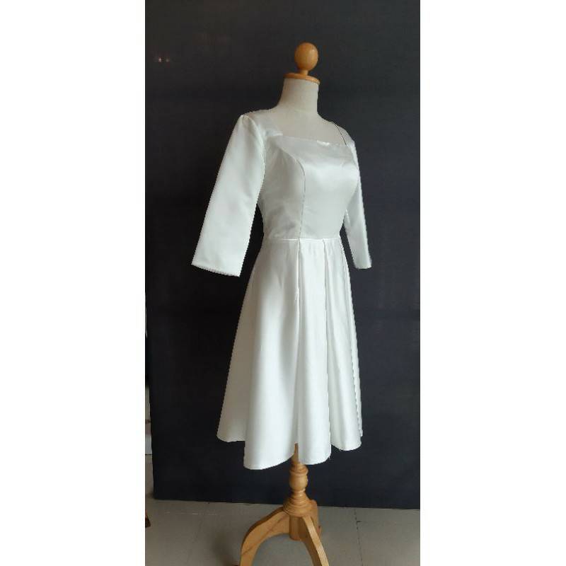 พร้อมส่ง ชุดแต่งงาน มินิมอล ชุดหมั้น