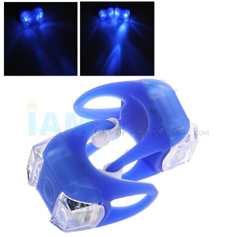 Soldier ชุดไฟจักรยานซิลิโคน 2 ดวง 3 โหมด – ไฟหน้าและไฟหลังเพื่อความปลอดภัยในการปั่น