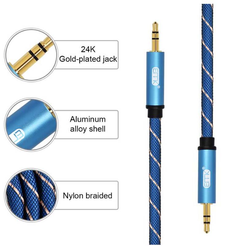 ขาย ERTK AUX 3.5mm to 3.5mm สายเกรดพรีเมี่ยม สายถักหนังงู คุณภาพเกรด Audiophile