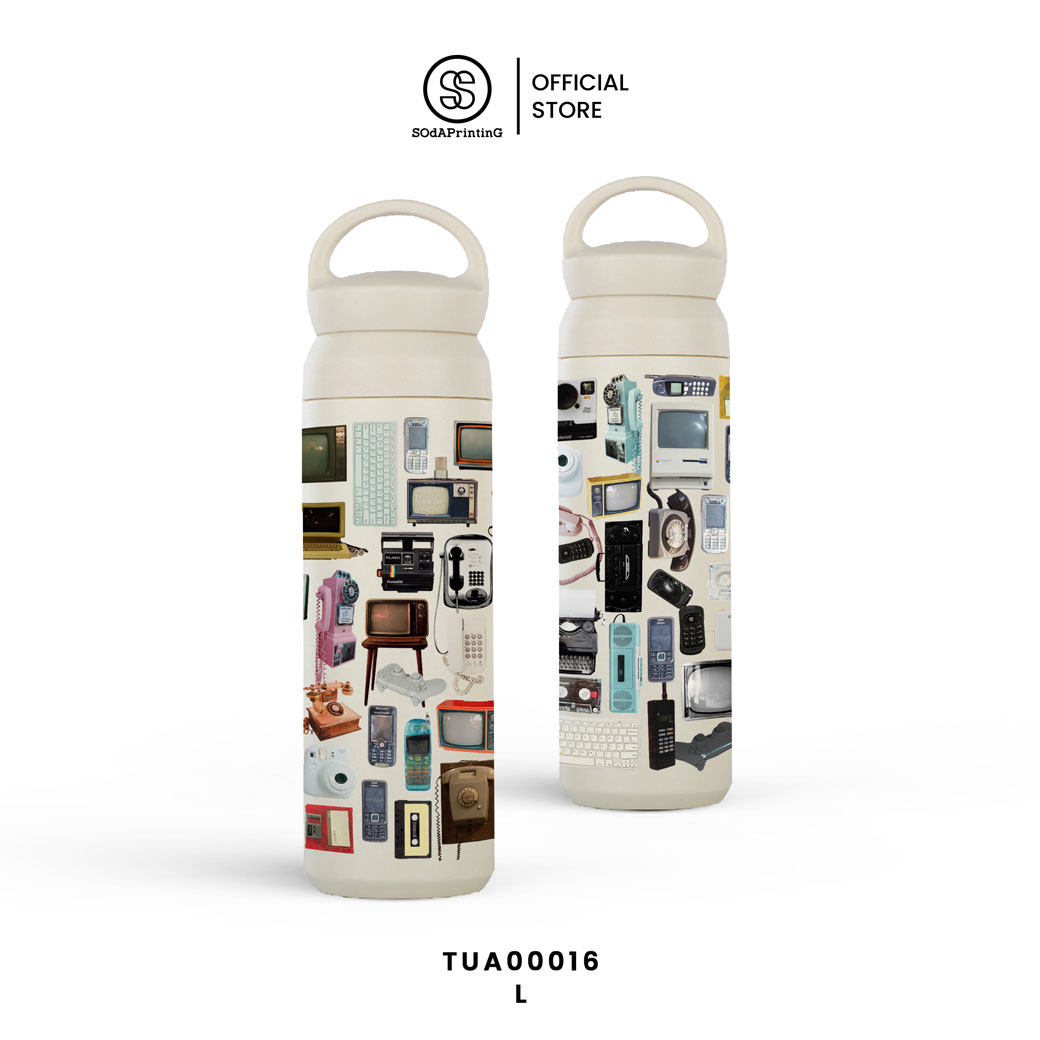 แก้วเก็บอุณหภูมิ พิมพ์ลาย SOdA Retro Revival รหัส TUA00016 #SOdAPrintinG
