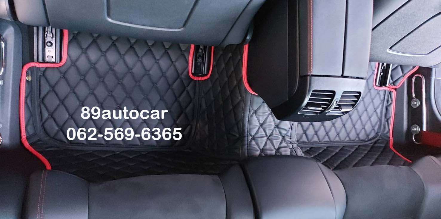 พรมรถยนต์ Benz E250 W207 ปูพรม6D สีดำล้วนขอบแดง เข้ารูป