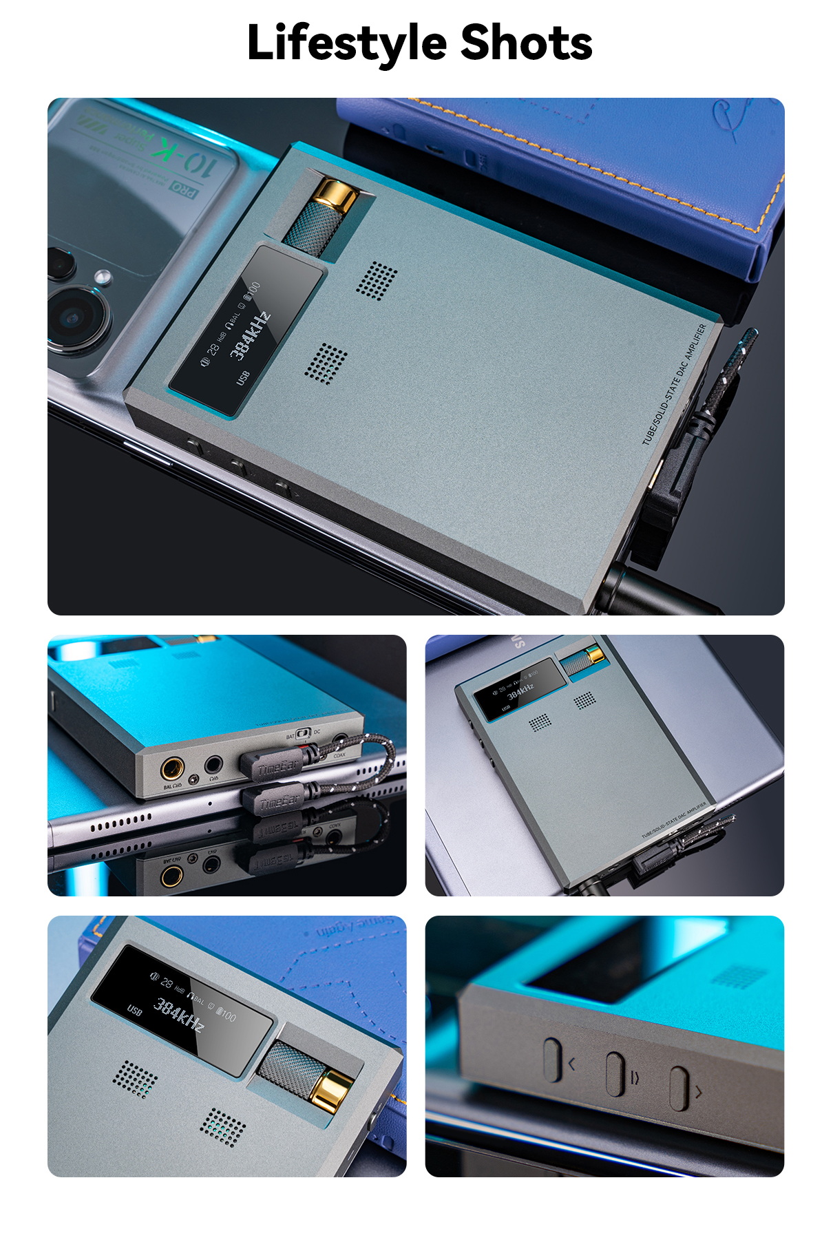 Cayin RU9 DAC/AMP พกพา หลอดสุญญากาศ Nutube 6p1 และ DAC Dual AK4493SEQ ประกันศูนย์ไทย