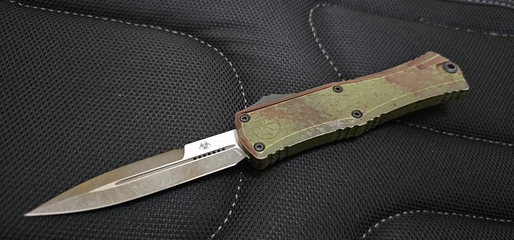 Microtech Knives Mini Hera Outbreak Bayonet M390MK Signature Series
