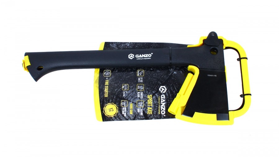 ขวานเดินป่า GANZO SPORT AXE รุ่น GSA01-YE (ของแท้)