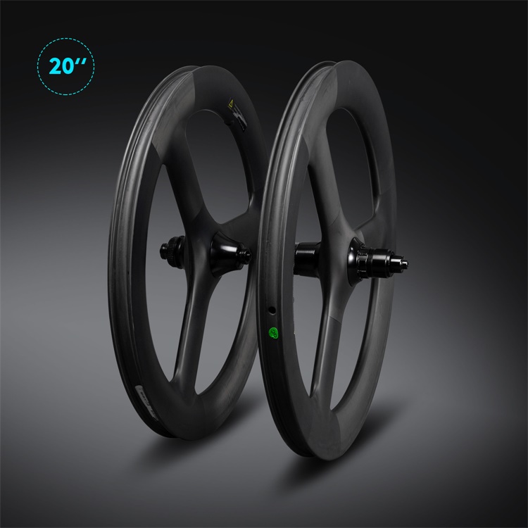 ล้อแม็ก ล้อคาร์บอน ICAN 20" -406 Carbon folding bike disc brake 3 wheels