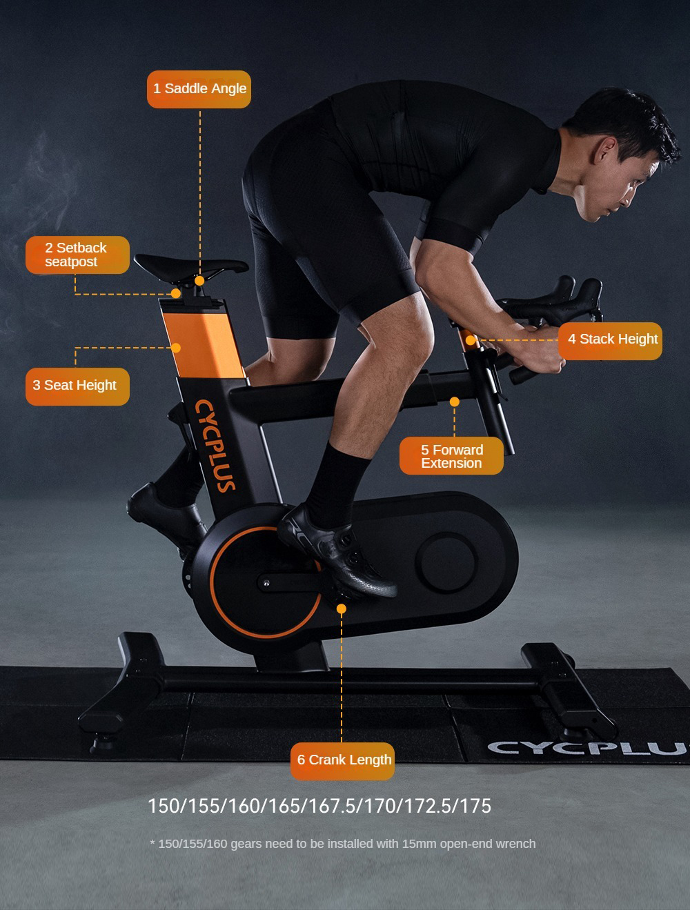 CYCPLUS T7 Smart Indoor Power Bike | เทรนเนอร์แบบ All-in-One | พาวเวอร์แม่นยำ ±1% | จำลองความชัน -15% ถึง 20% | รองรับน้ำหนัก 120 กก.