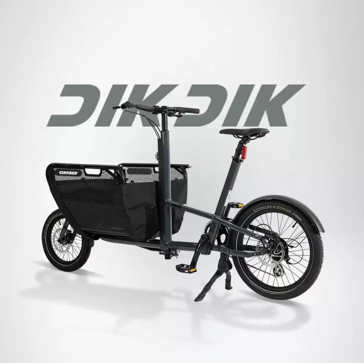 CLAMBER DIK-DIK จักรยานคาร์โก้ไฟฟ้า 2 ล้อ พรีเมียม ขนาดกะทัดรัด เข้าลิฟต์ได้! แบต 36V 20Ah วิ่งไกล 80 กม. กล่องพับได้