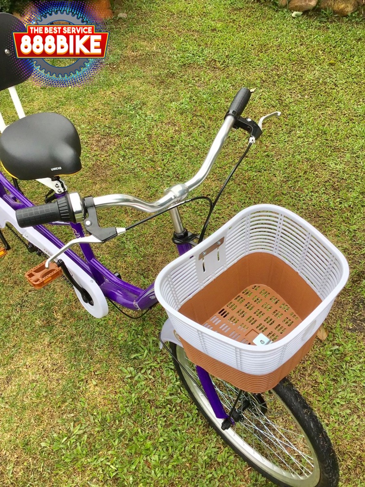 จักรยานสองตอน จักรยานแทนเดม UMEKO TRIPLET 191 3X4 1V 24" Tandem bike ล้อ 24 นิ้ว (3 คนปั่น มีเบาะท้าย)
