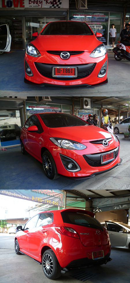 ชุดแต่ง CUSTOM TYPE II : MAZDA 2 /2011-2014/ 5 ประตู