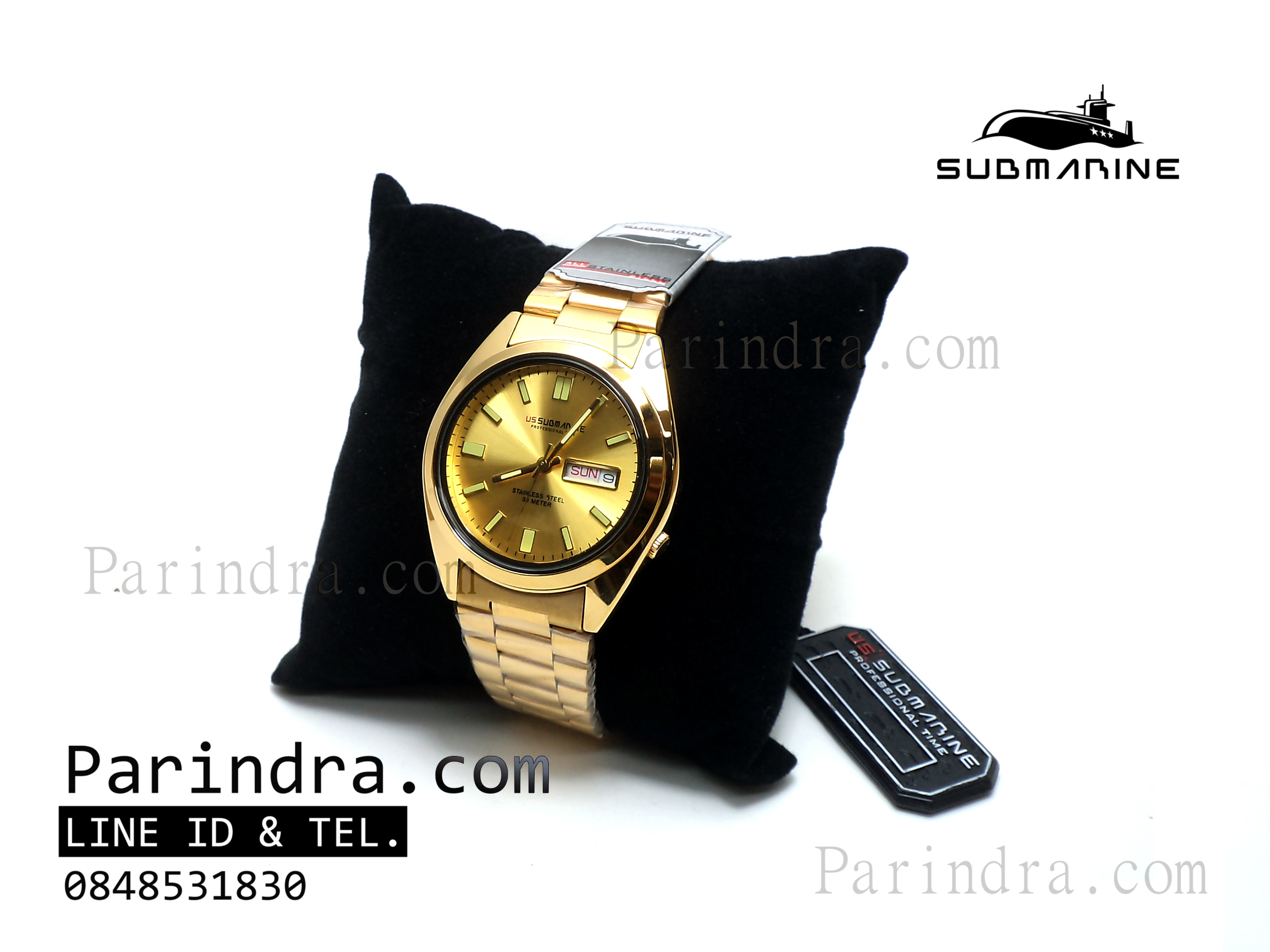 นาฬิกา US submarine รุ่น SUB110M ทองล้วน