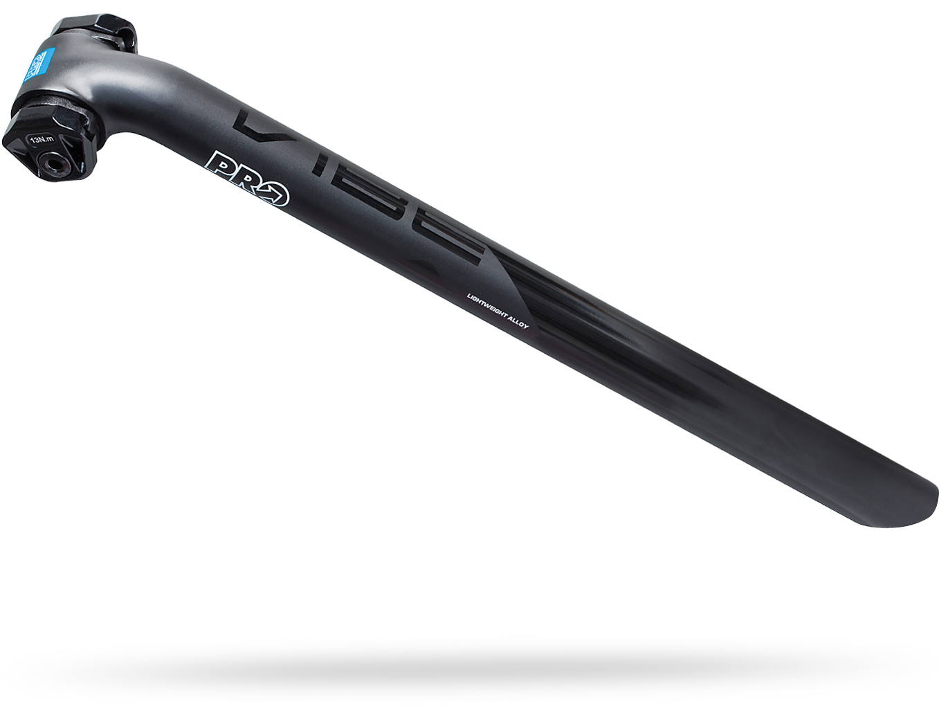 หลักอาน PRO VIBE ALLOY, สีดำ, ขนาด 27.2MM เยื้อง20MM ยาว 400มม.