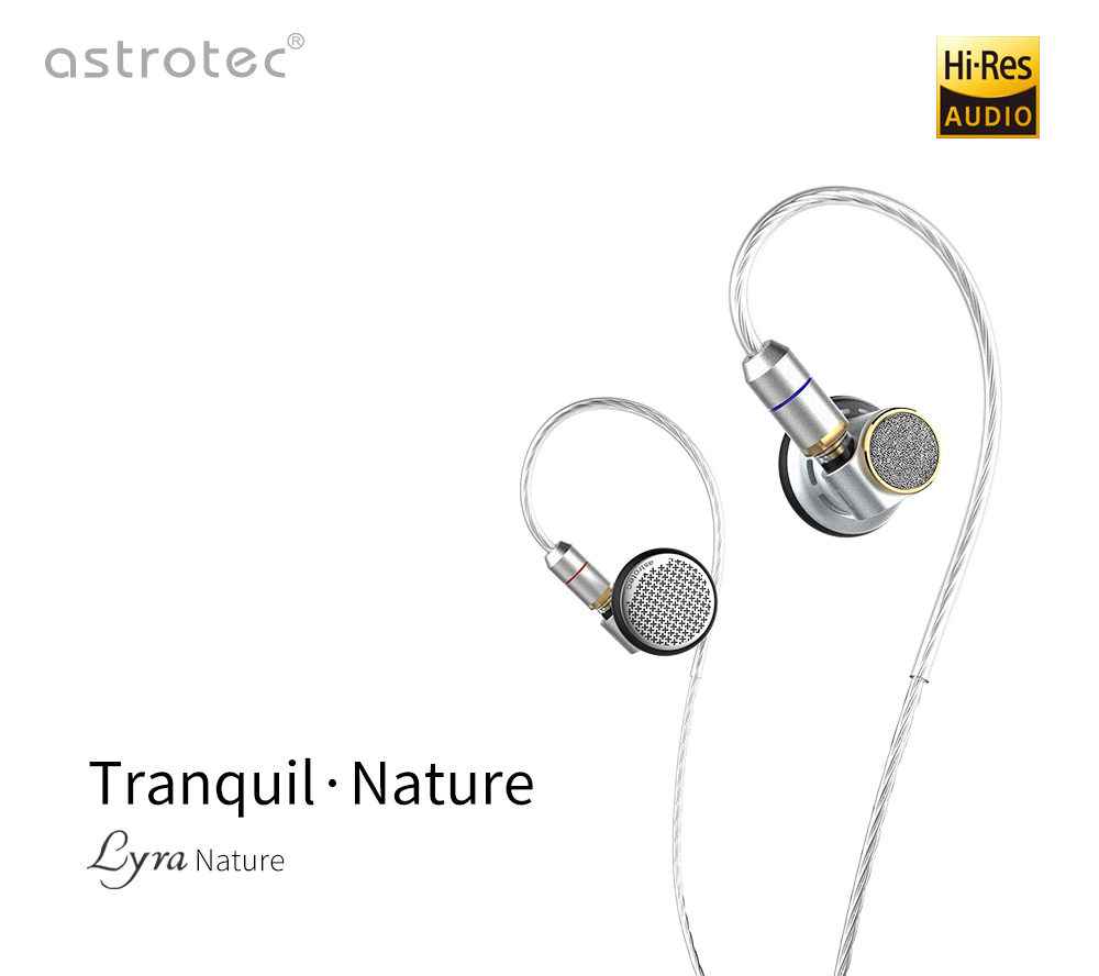 ขาย Astrotec Lyra Nature หูฟังเอียบัด ถอดสายได้ขั้ว MMCX รองรับ Hi-Res ประกันศูนย์ไทย