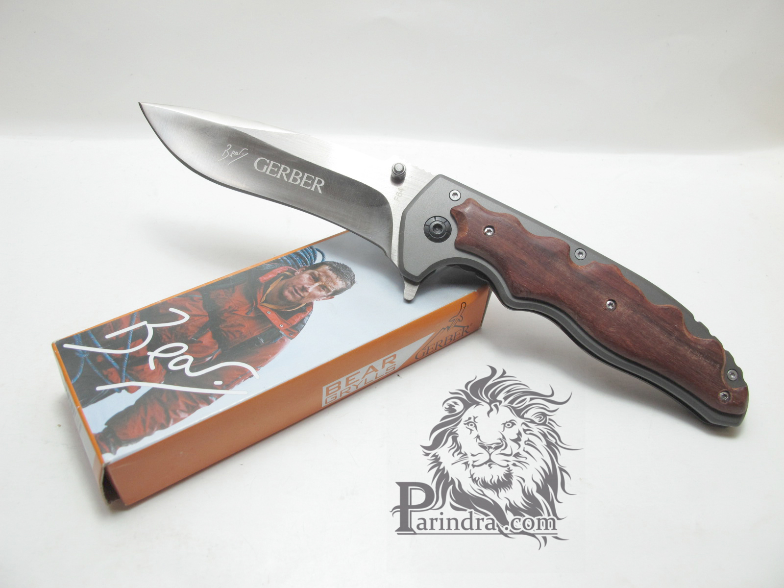 มีดพับ GERBER Bear Grylls รุ่นด้ามไม้ (OEM)