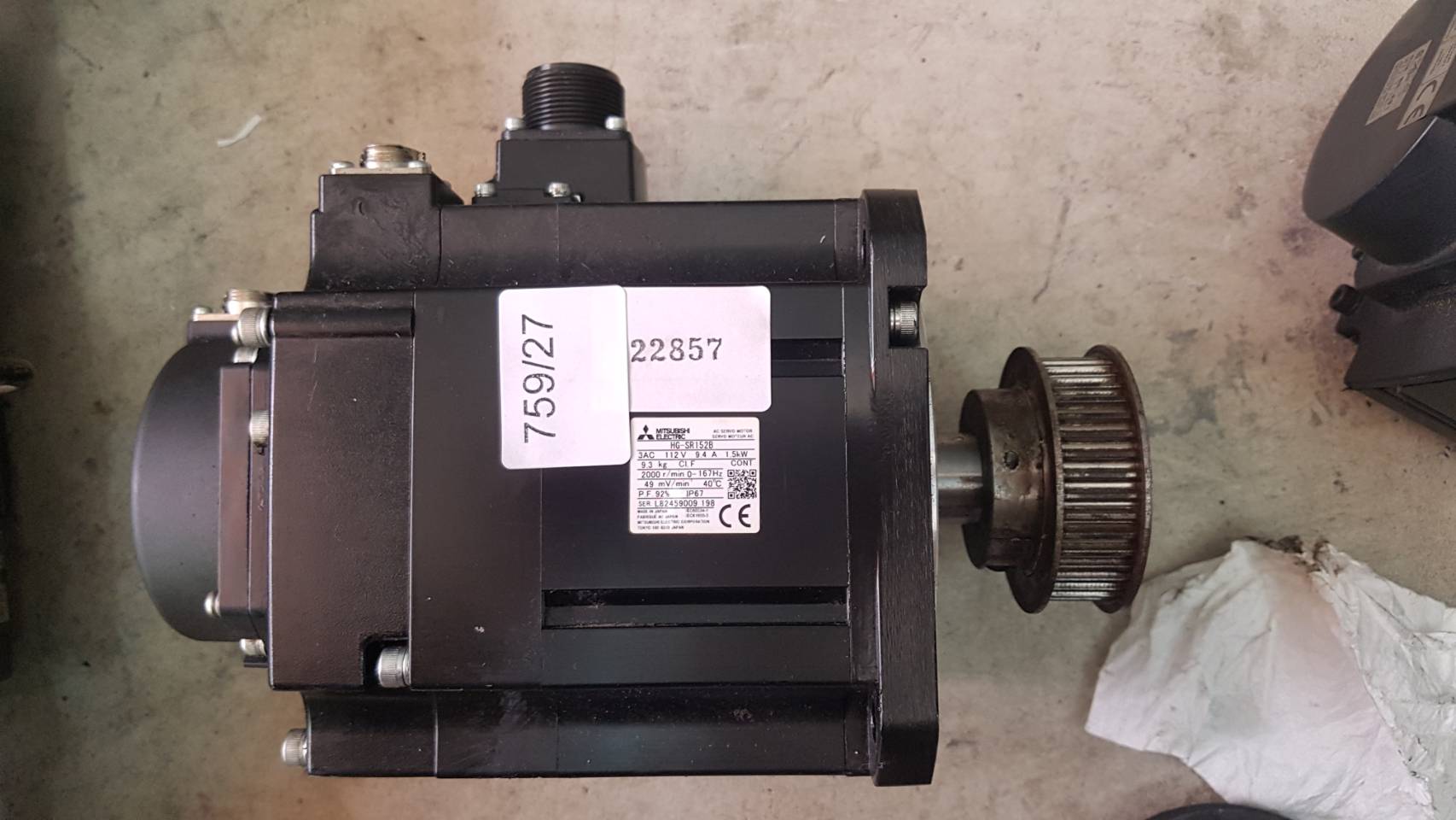 HG-SR152B SERVO MOTOR “ MITSUBISHI ”